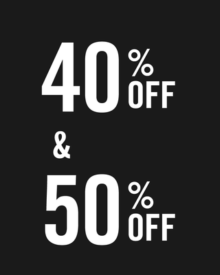 SALE SS24 - 40%OFF Y 50%OFF