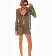 Short Grej Sofia Sarkany