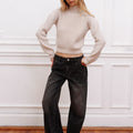 Jean Kip negro Sofia Sarkany para mujer, un corte wide leg súper canchero y a la moda.